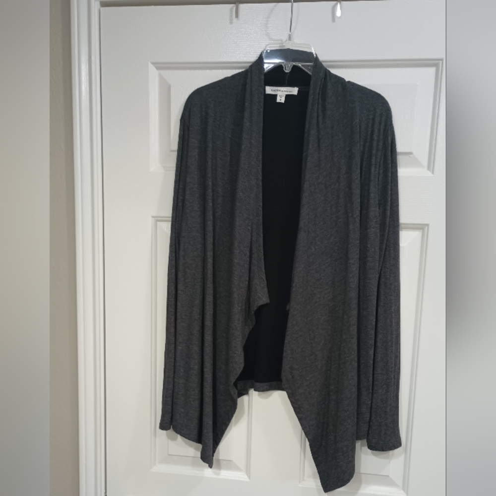 Karen Kane Charcoal Open Front Cardigan XL